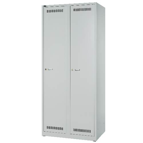 BISLEY Garderobenschrank GL08D1 • 2 Abteile - Breite 800 mm > Tiefe 500 mm