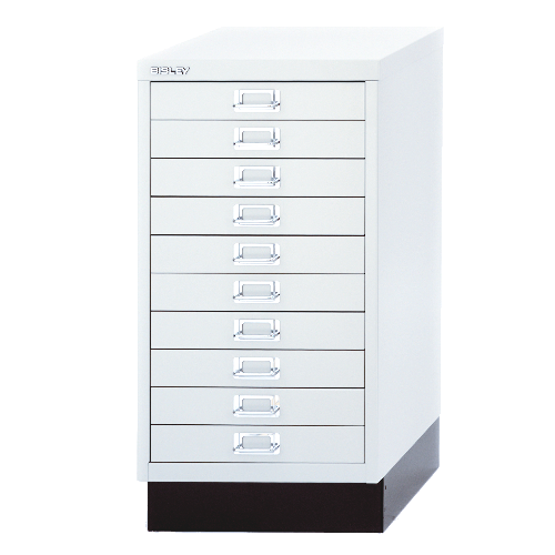BISLEY MultiDrawer Schubladenschrank 29er Serie DIN A3 > 10 Schubladen à H 51 mm