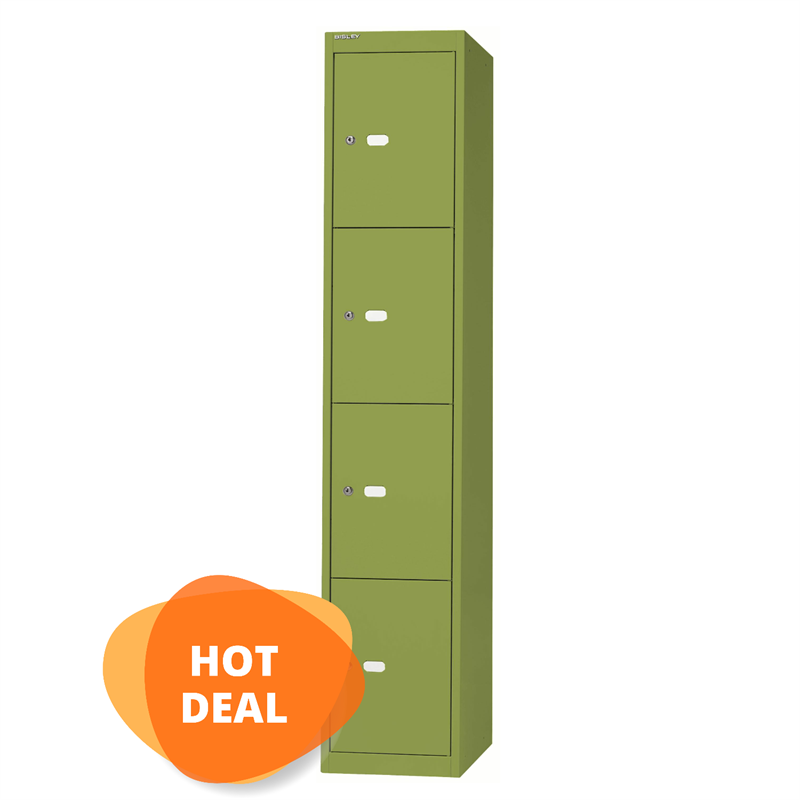 BISLEY Office Garderoben- Schließfachschrank CLK184 • Einzelspind 457 mm Tief