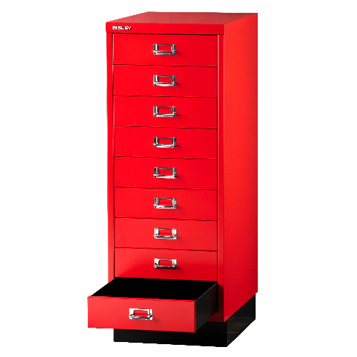 BISLEY MultiDrawer Schubladenschrank 39er Serie DIN A3 > 9 Schubladen à H 87 mm