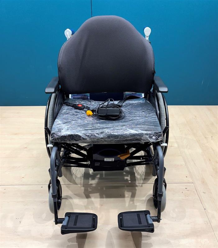 AAT Alber V-MAX Brems- & Schiebehilfe im Set mit XXL Rollstuhl • SB 60 cm
