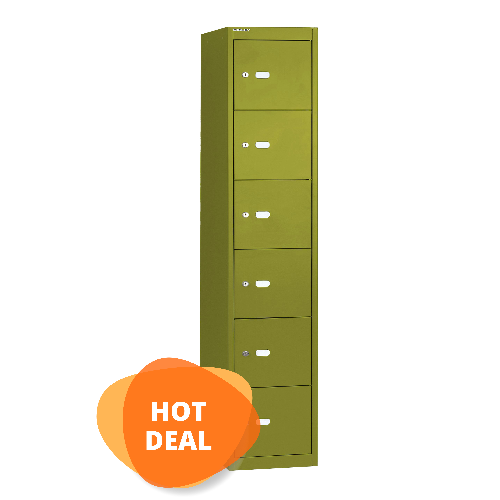 BISLEY Office Garderoben- Schließfachschrank CLK186 • Einzelspind 457 mm Tief