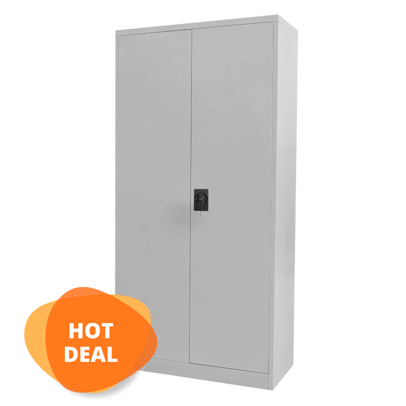 BISLEY Toolless Flügeltürenschrank zur Eigenmontage • Stahlschrank für 5 OH