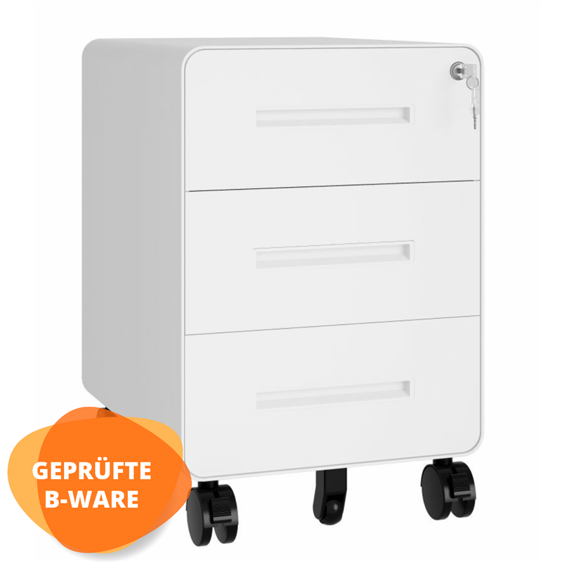 BISLEY EasyRoll Rollcontainer 500 mm Tief • Mobiler Schreibtisch- Beistellschrank