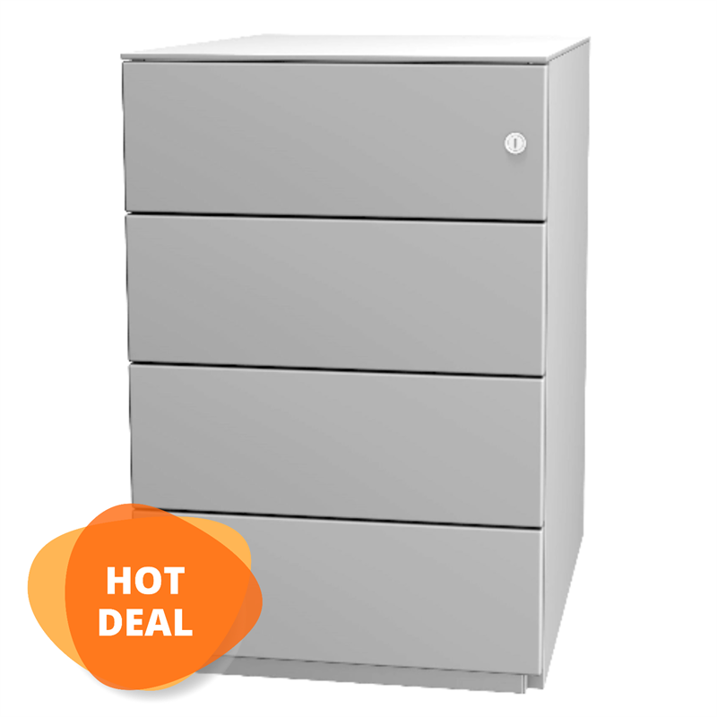 BISLEY Note™ Rollcontainer 565 mm Tief • Mobiler Schreibtisch- Beistellschrank