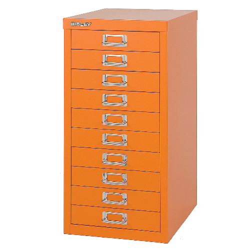 BISLEY MultiDrawer Schubladenschrank 29er Serie DIN A4 > 10 Schubladen à H 51 mm