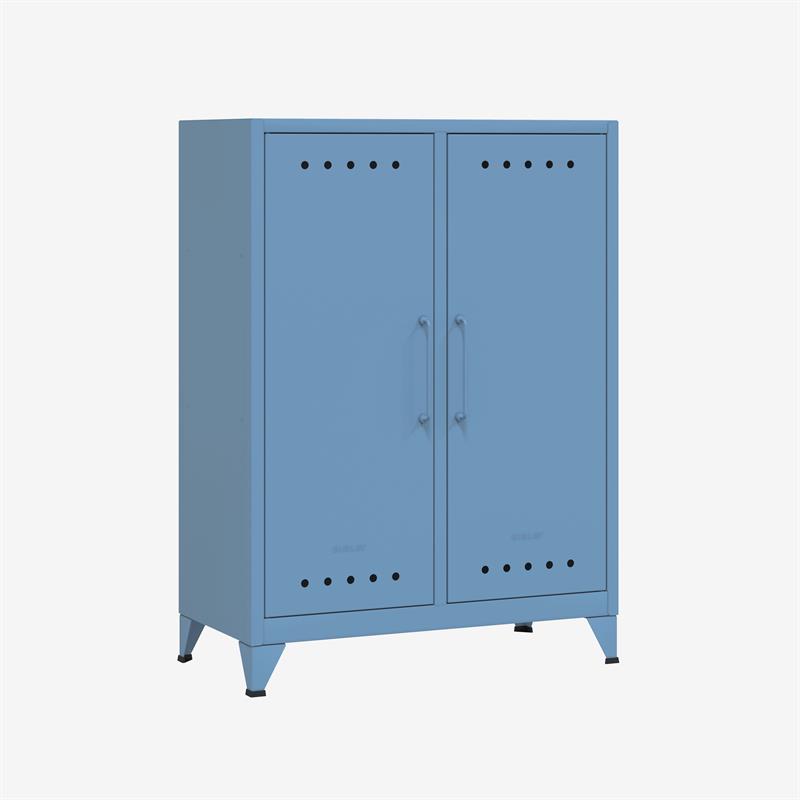 BISLEY Fern Middle Sideboard • Aufbewahrungsschrank • Retro-Industrial Design