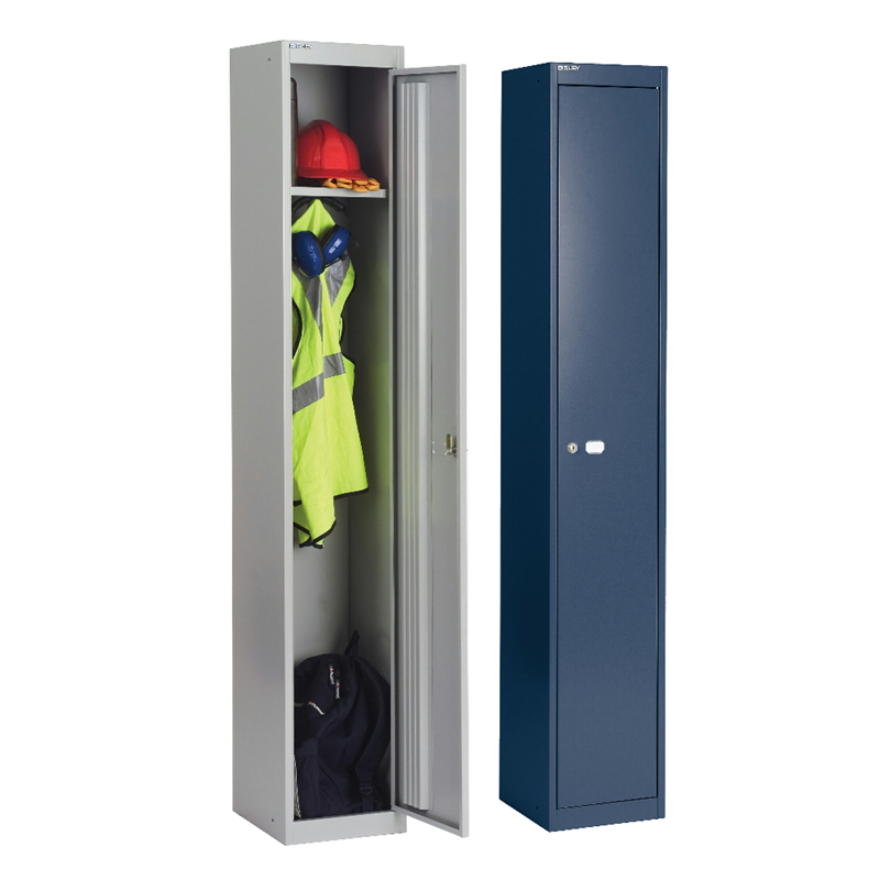 BISLEY Office Garderoben- Schließfachschrank CLK121 • Einzelspind 305 mm Tief