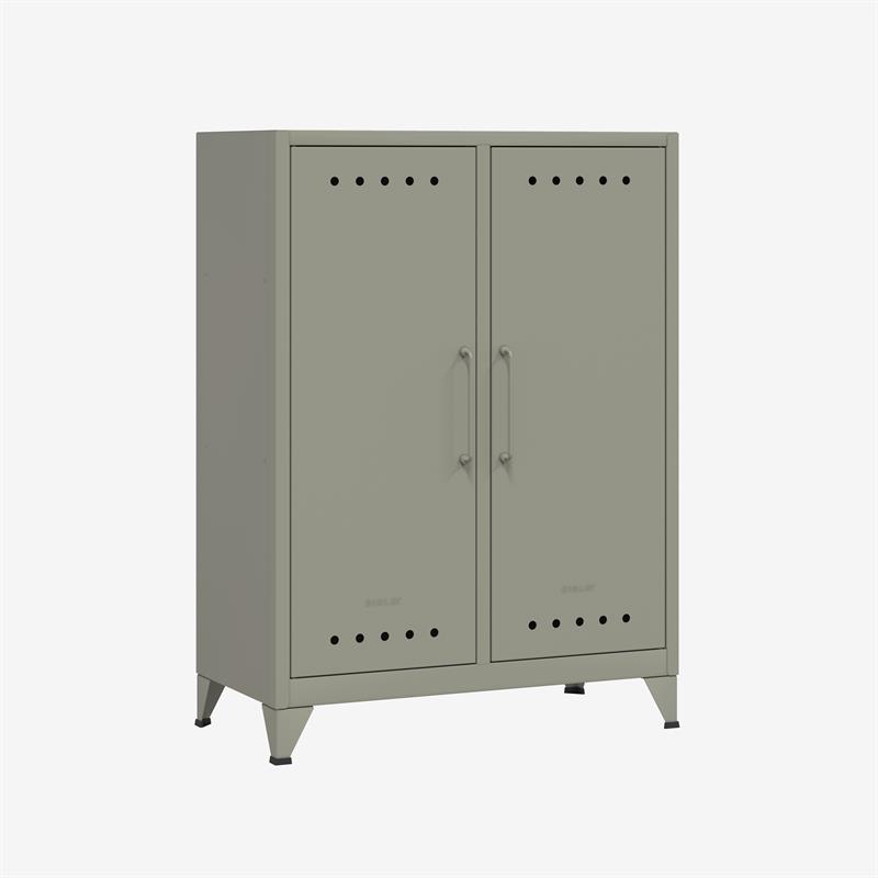 BISLEY Fern Middle Sideboard • Aufbewahrungsschrank • Retro-Industrial Design