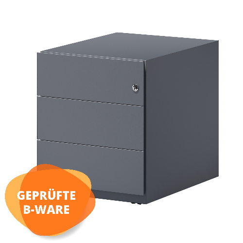 BISLEY Note™ Rollcontainer 565 mm Tief • Mobiler Schreibtisch- Beistellschrank
