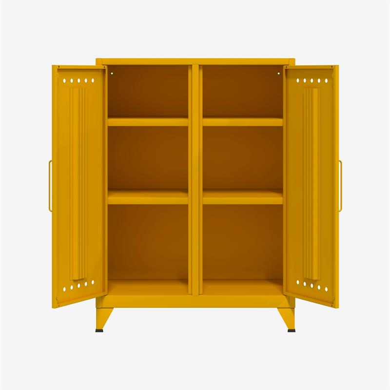 BISLEY Fern Middle Sideboard • Aufbewahrungsschrank • Retro-Industrial Design