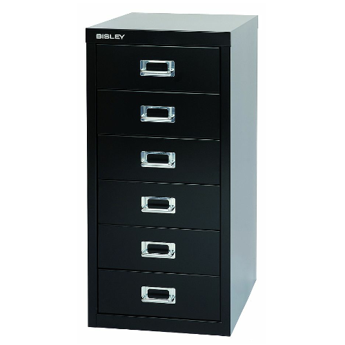 BISLEY MultiDrawer Schubladenschrank 29er Serie DIN A4 > 6 Schubladen à H 87 mm
