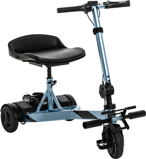 PRIDE iRide 3-Rad Reise-Elektroscooter • Elektromobil nur 19 kg • 6 KM/H