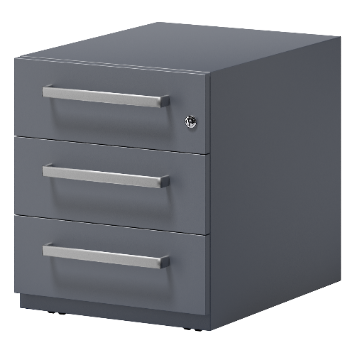 BISLEY Note™ Rollcontainer 565 mm Tief • Mobiler Schreibtisch- Beistellschrank