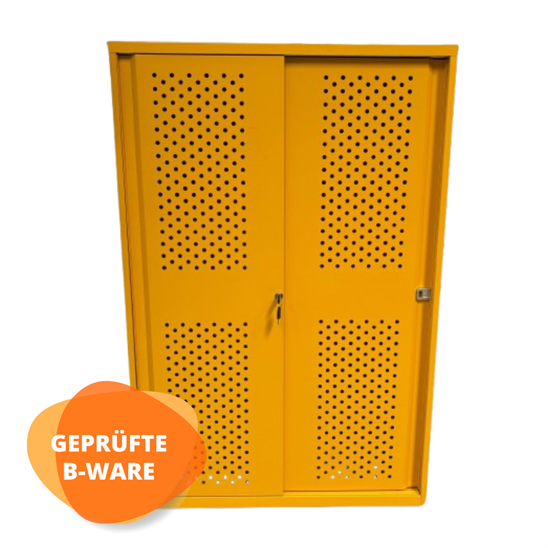 BISLEY Glide II™ Schiebetürenschrank 1.000 mm Breit (leer) • Perforierte Türen
