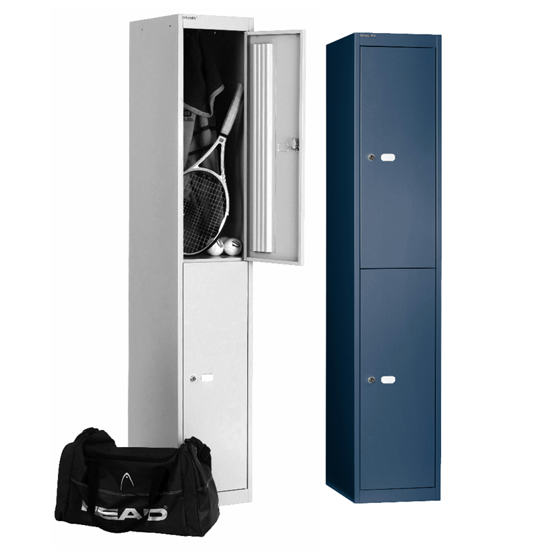 BISLEY Office Garderoben- Schließfachschrank CLK182 • Einzelspind 457 mm Tief