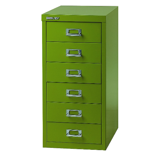 BISLEY MultiDrawer Schubladenschrank 29er Serie DIN A4 > 6 Schubladen à H 87 mm