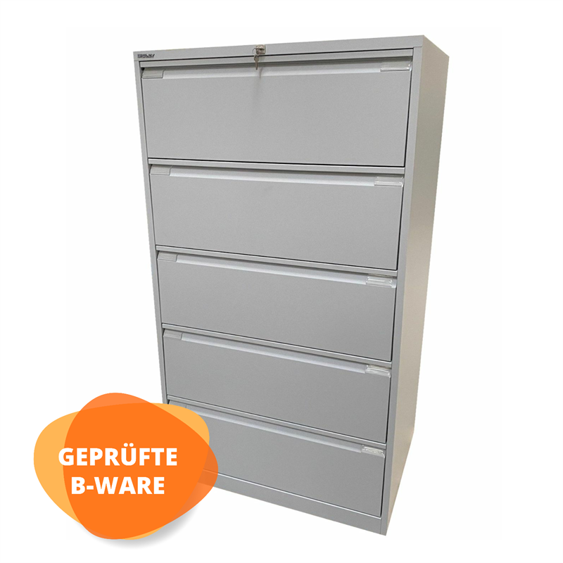 BISLEY Original Hängeregistraturschrank • Aktenschrank • 5 Schubladen > 2-bahnig