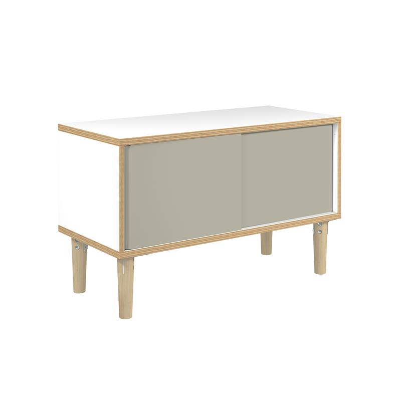 BISLEY Poise Sideboard mit Schiebetüren • Breite 1.000 mm > 450 mm Tief