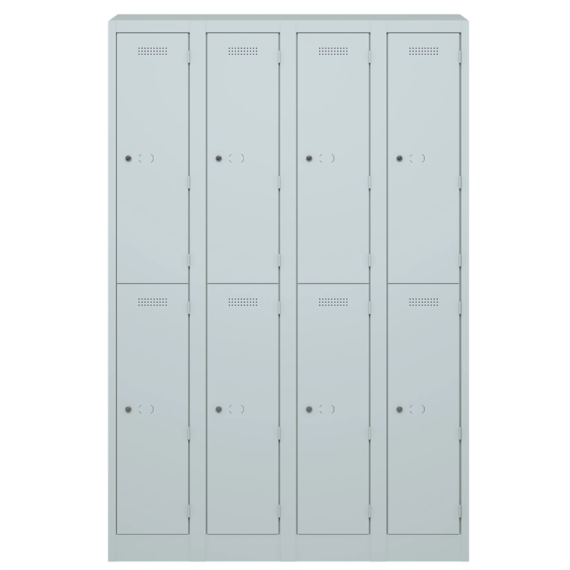 BISLEY Primary Locker Garderoben- Schließfachschrank • 4 Abteile > 600 mm Tief