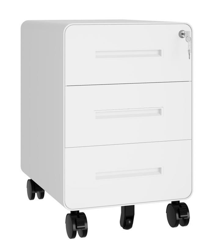 BISLEY EasyRoll Rollcontainer 500 mm Tief • Mobiler Schreibtisch- Beistellschrank