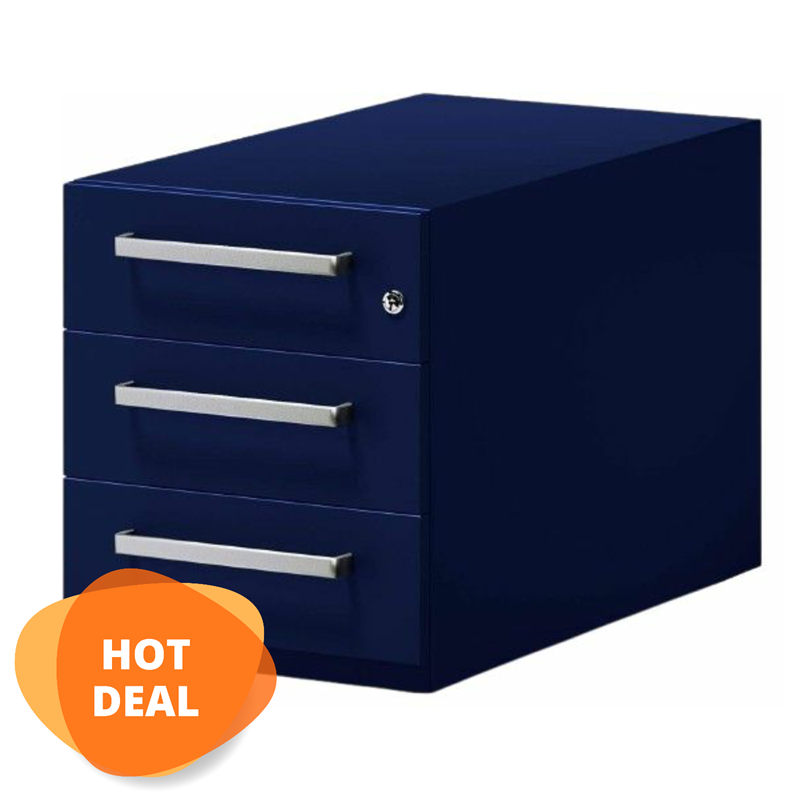 BISLEY Note™ Rollcontainer 775 mm Tief • Mobiler Schreibtisch- Beistellschrank