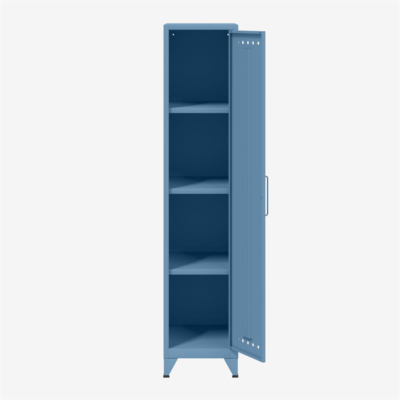 BISLEY Fern Garderobenschrank mit 3 festen Fachböden • 510 mm Tief