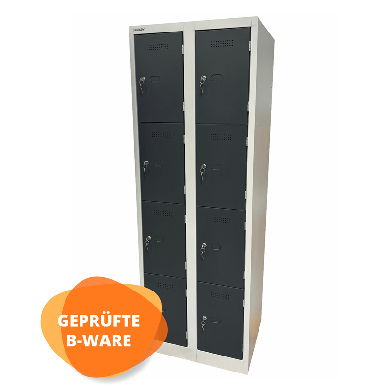 BISLEY Primary Locker Garderoben- Schließfachschrank • Wertfachspind 600 mm Tief