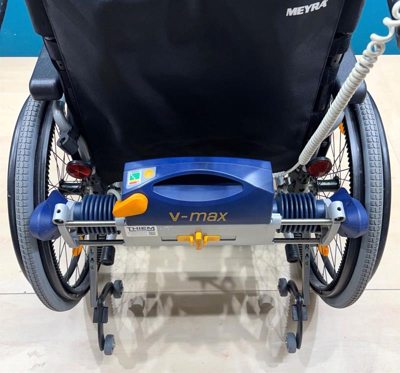 AAT Alber V-MAX Brems- & Schiebehilfe im Set mit Falt- Rollstuhl • SB 50 cm