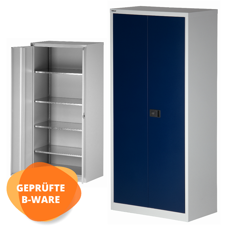BISLEY Universal XL Flügeltürenschrank • Stahlschrank • 500 mm Tief für 5 OH