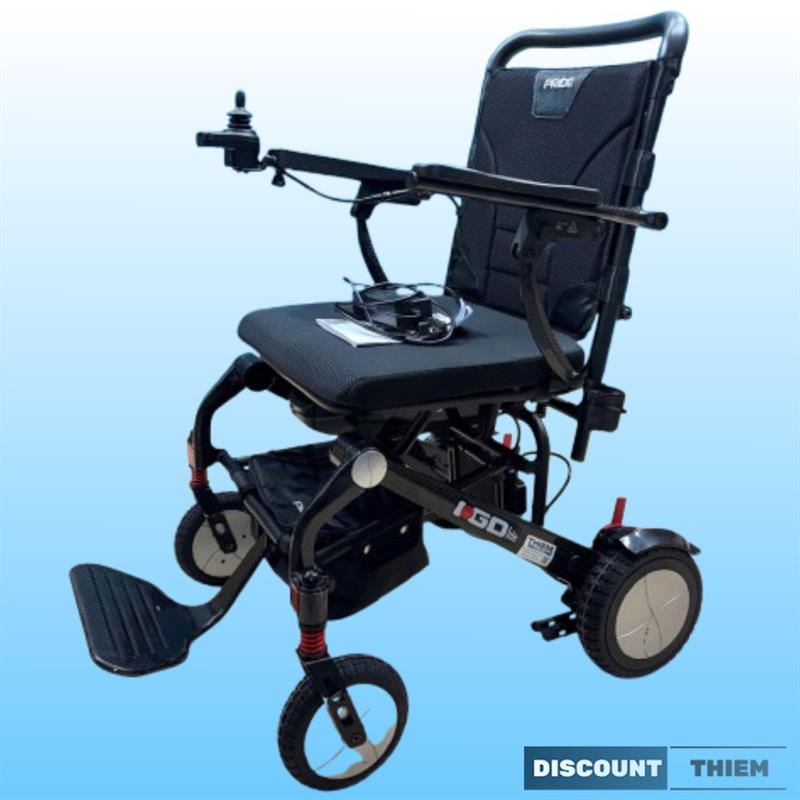 PRIDE i-Go Lite Carbon Elektrorollstuhl • Reise Rollstuhl nur 18 kg • 6 KM/H