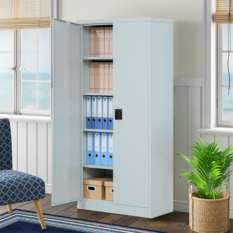 BISLEY Toolless Flügeltürenschrank zur Eigenmontage • Stahlschrank für 5 OH