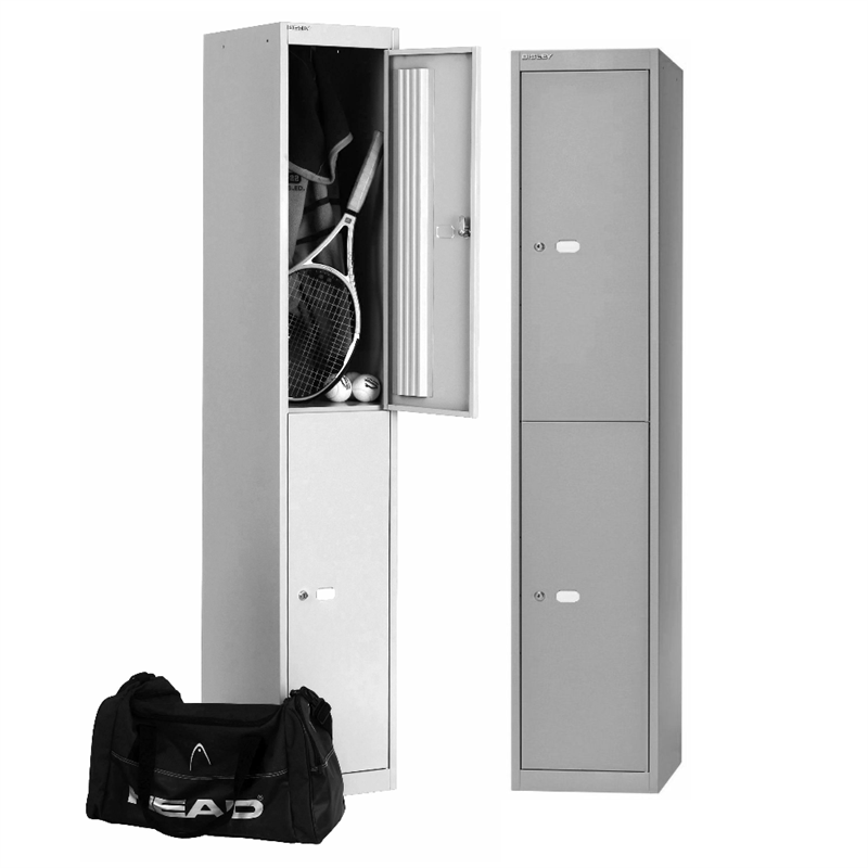 BISLEY Office Garderoben- Schließfachschrank CLK182 • Einzelspind 457 mm Tief