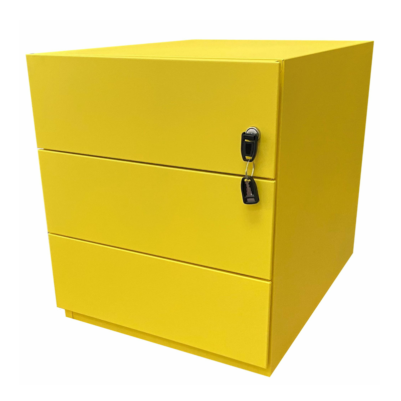 BISLEY Note™ Rollcontainer 565 mm Tief • Mobiler Schreibtisch- Beistellschrank