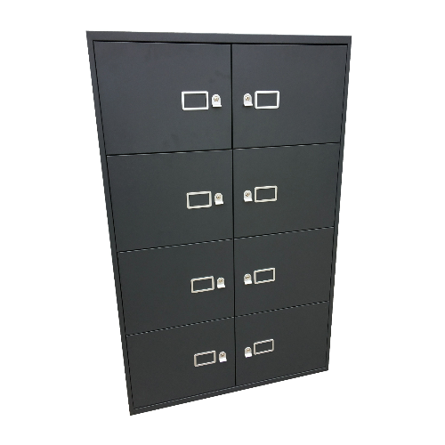 BISLEY LateralFile™ Lodge 800 mm Breit mit 8 Schließfächern • Wertfachschrank