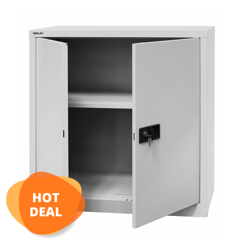 BISLEY Universal Flügeltürenschrank • Stahlschrank • 800 mm Breit für 2 OH