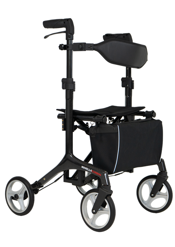 PRIDE Movella Carbon Rollator • Leichtgewichtsrollator nur 5,2 kg