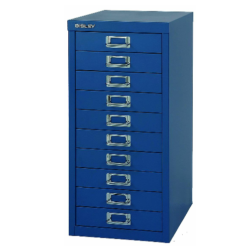 BISLEY MultiDrawer Schubladenschrank 29er Serie DIN A4 > 10 Schubladen à H 51 mm
