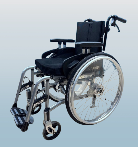 Meyra ZX3 Adaptivrollstuhl • Aktiv- Rollstuhl mit Trommelbremse • SB 34 cm