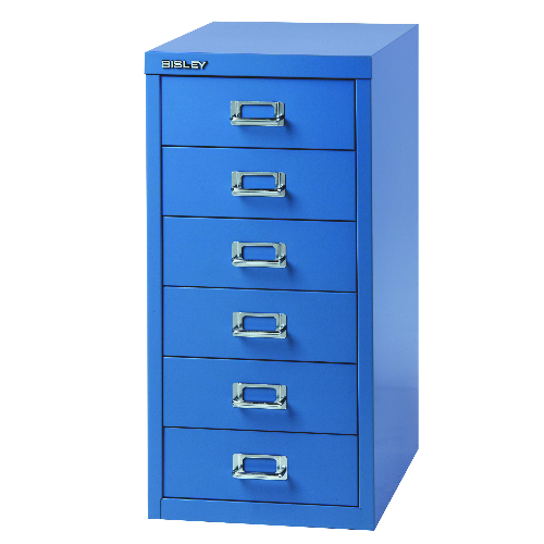 BISLEY MultiDrawer Schubladenschrank 29er Serie DIN A4 > 6 Schubladen à H 87 mm