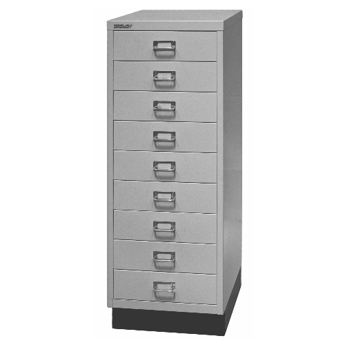BISLEY MultiDrawer Schubladenschrank 39er Serie DIN A3 > 9 Schubladen à H 87 mm