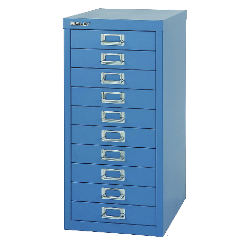 BISLEY MultiDrawer Schubladenschrank 29er Serie DIN A4 > 10 Schubladen à H 51 mm