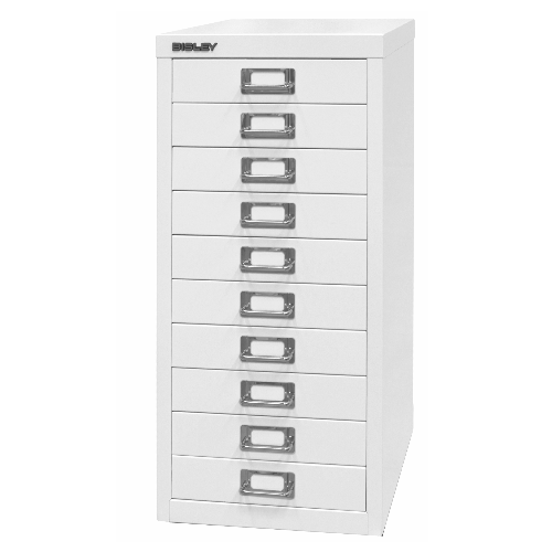 BISLEY MultiDrawer Schubladenschrank 29er Serie DIN A4 > 10 Schubladen à H 51 mm