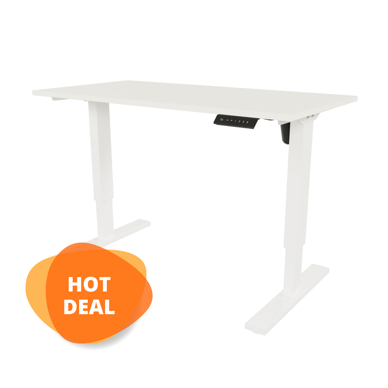 BISLEY E-StarterTech Schreibtisch 1.400 x 600 mm > Elektrisch höhenverstellbar