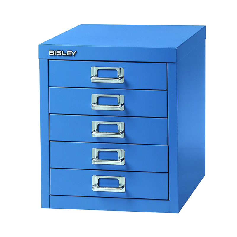 BISLEY MultiDrawer Schubladenschrank 12er Serie DIN A4 > 5 Schubladen à H 51 mm