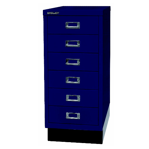 BISLEY MultiDrawer Schubladenschrank 29er Serie DIN A4 > 6 Schubladen à H 87 mm