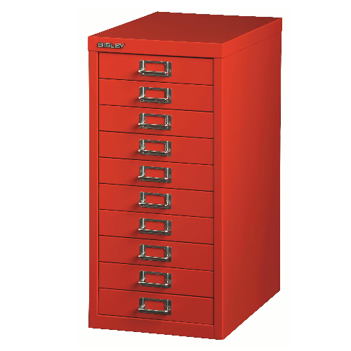 BISLEY MultiDrawer Schubladenschrank 29er Serie DIN A4 > 10 Schubladen à H 51 mm