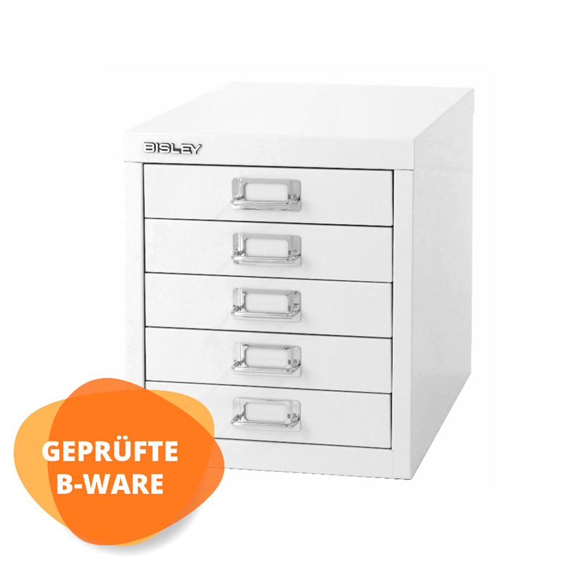 BISLEY MultiDrawer Schubladenschrank 12er Serie DIN A4 > 5 Schubladen à H 51 mm