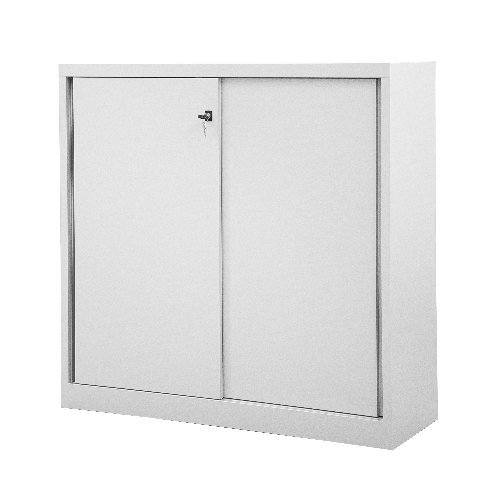 BISLEY ECO Schiebetürenschrank • Stahlschrank > 1.200 mm Breit für 3 OH