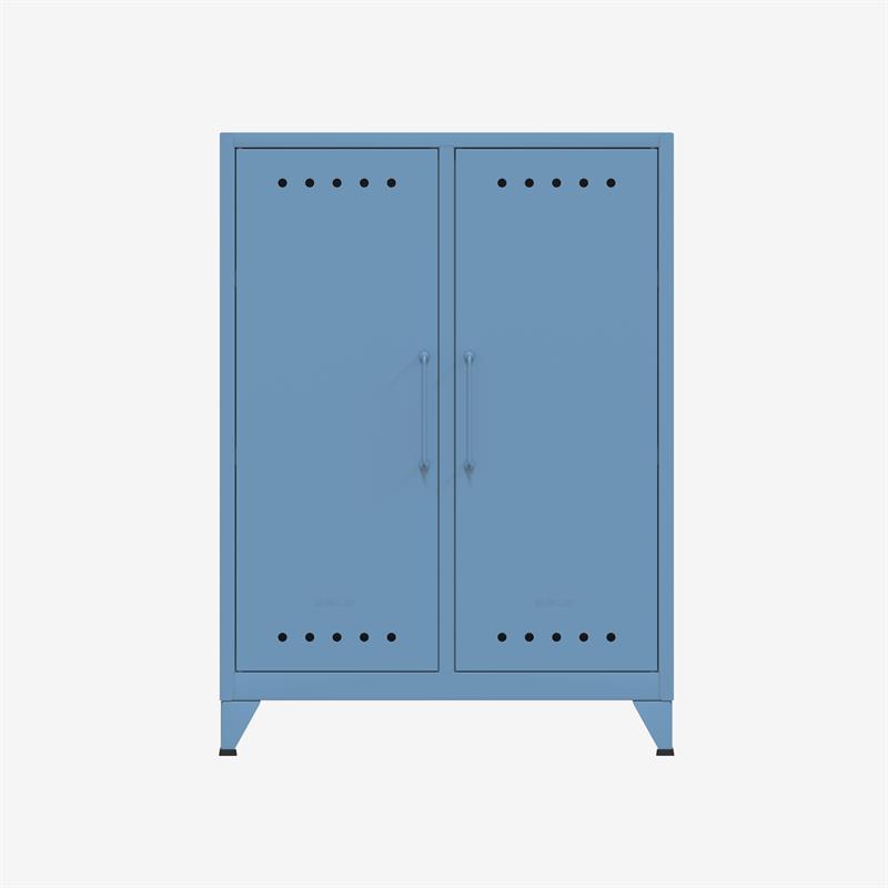 BISLEY Fern Middle Sideboard • Aufbewahrungsschrank • Retro-Industrial Design